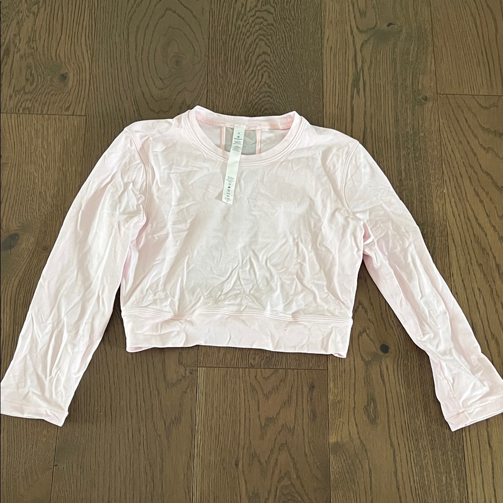 Lululemon long sleeve crop top